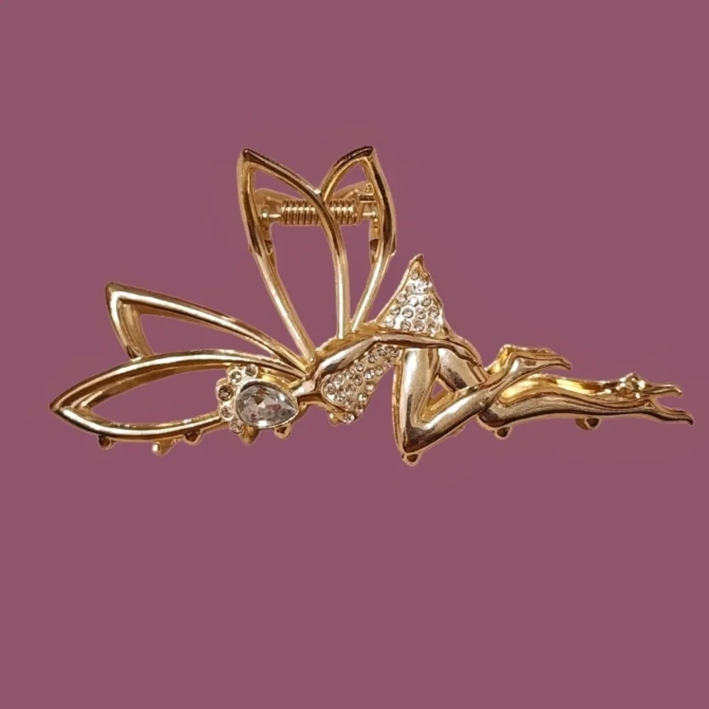 ✨️Elegant Gold Fairy Metal Hair Clip